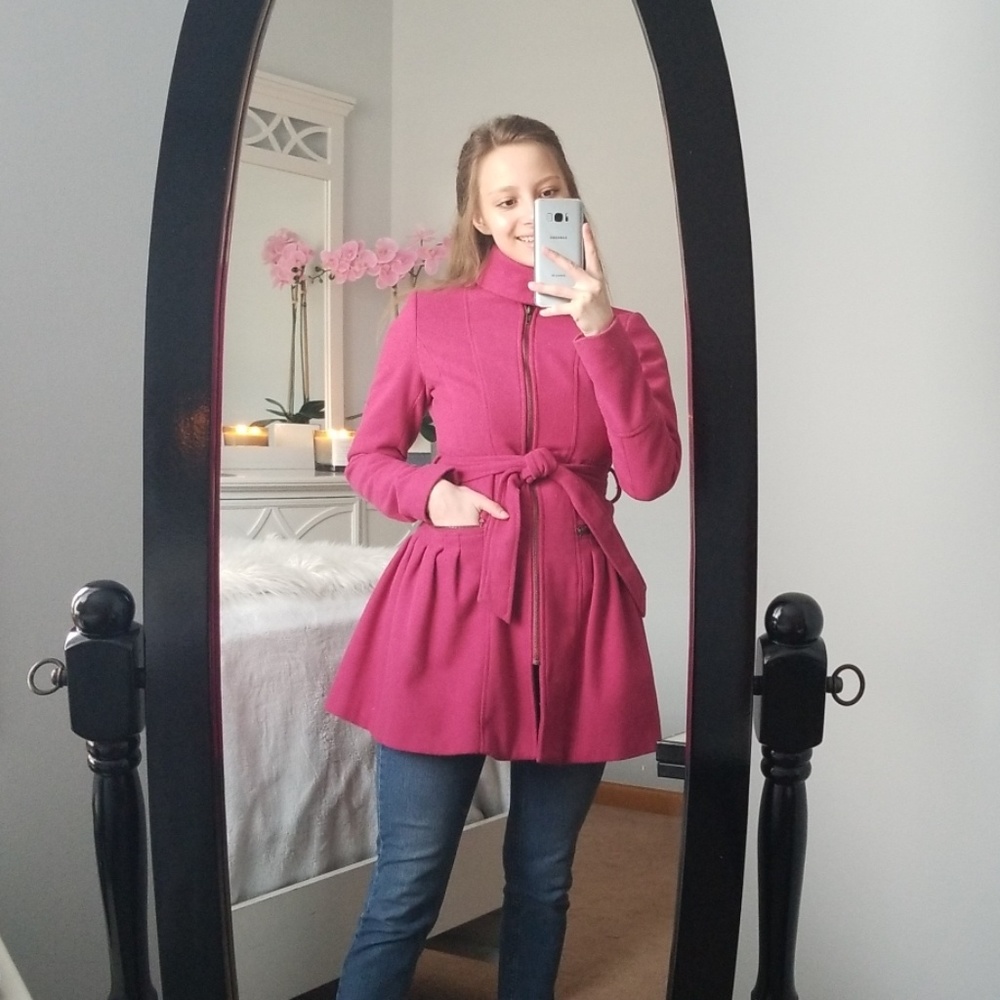 SAY WHAT? Pink Coat